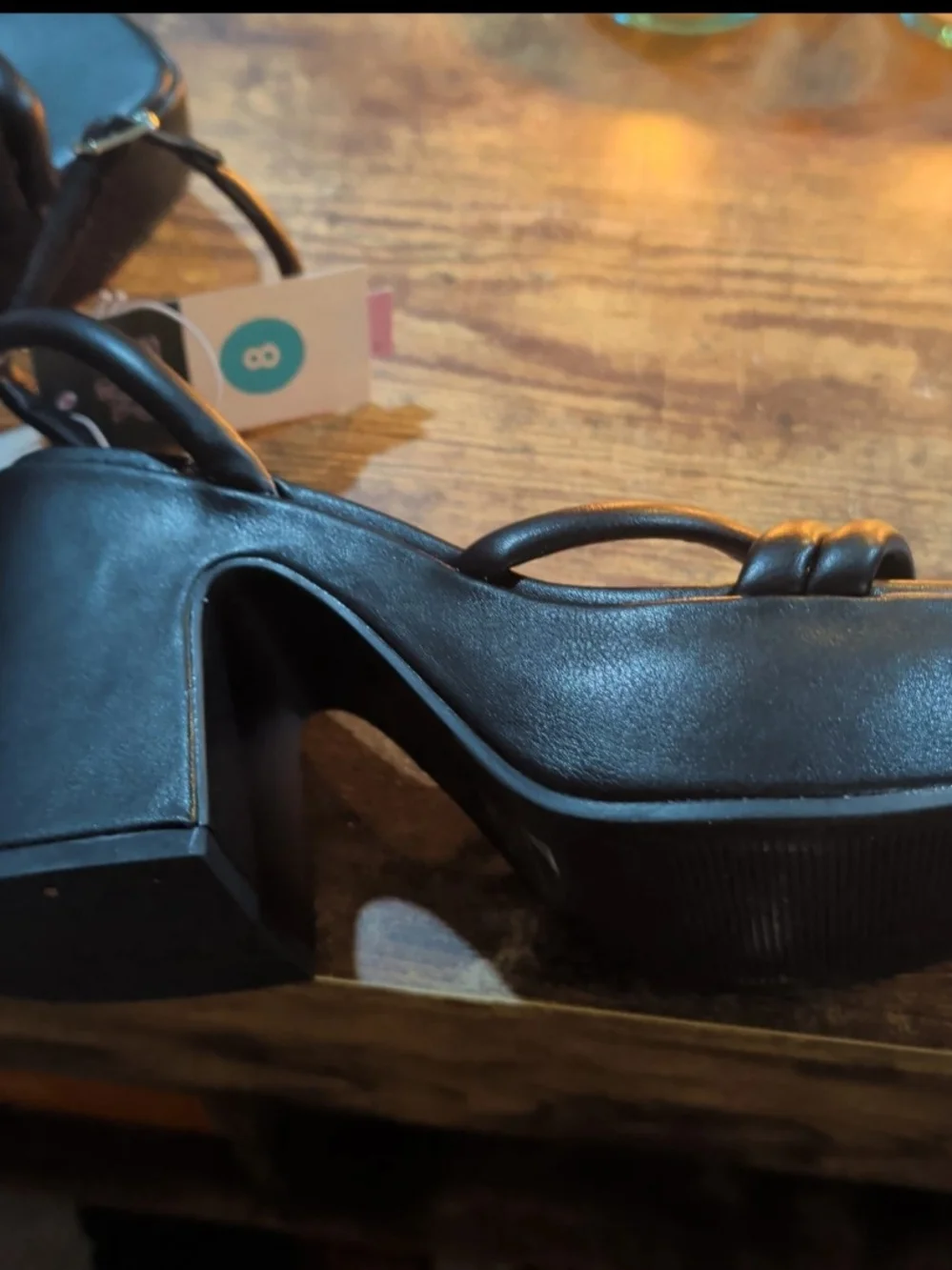 Wild Fable Women’s Astro Strappy Black Heels 4